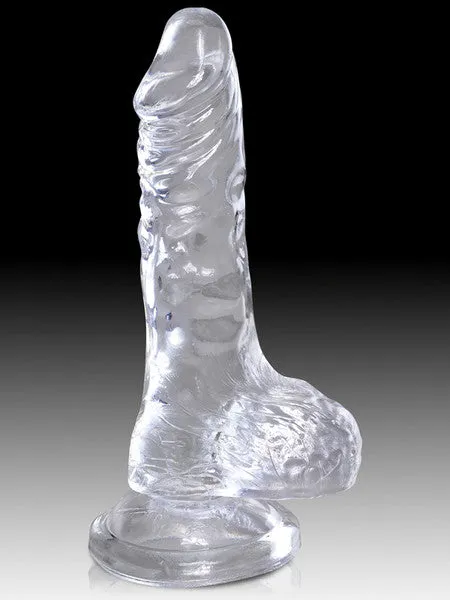 Pipedream Products Dildos King Cock Clear 75 in Cock with Balls