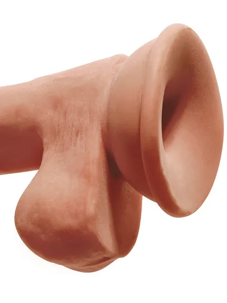 Pipedream Products Dildos King Cock Plus 65 in Triple Density Cock with Balls Tan
