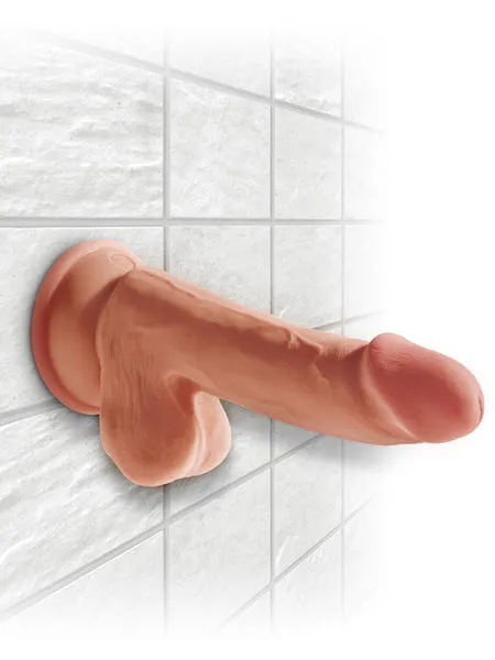 Pipedream Products Dildos King Cock Plus 65 in Triple Density Cock with Balls Tan