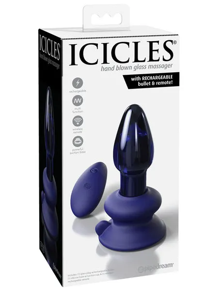 Pipedream Products Female Sex Toys Icicles No 85 with Rechargeable Vibrator and Remote Pipedream Products Female Sex Toys Icicles No 85 with Rechargeable Vibrator and Remote