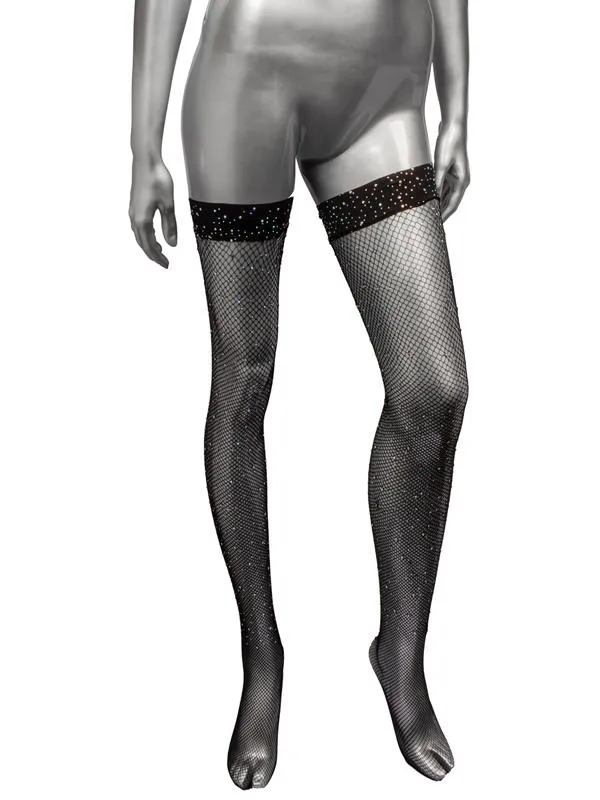 Plus Size CalExotics Radiance Plus Size Thigh High Stockings Plus Size CalExotics Radiance Plus Size Thigh High Stockings