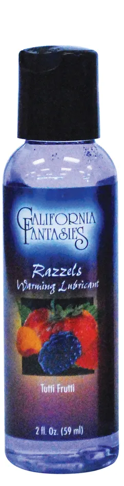 Razzels Warming Lubricant Tutti Frutti 25 Fl Oz California Fantasies Lubricants