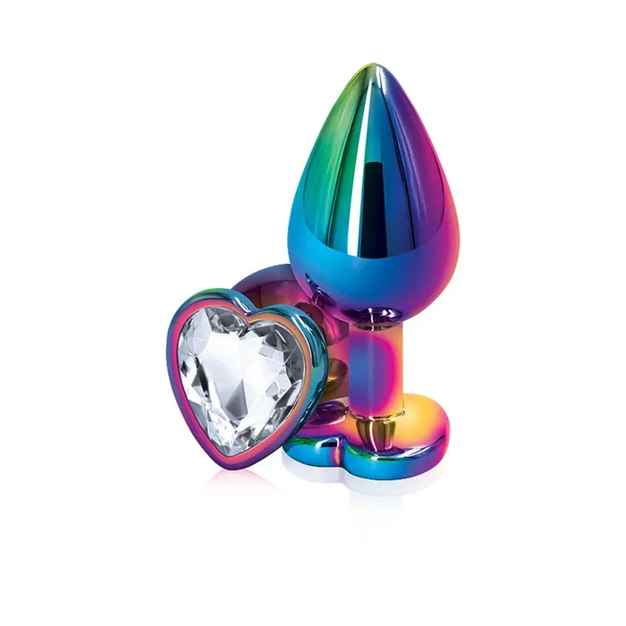 Rear Assets Multicolor Heart Medium Clear nsnovelties Anal