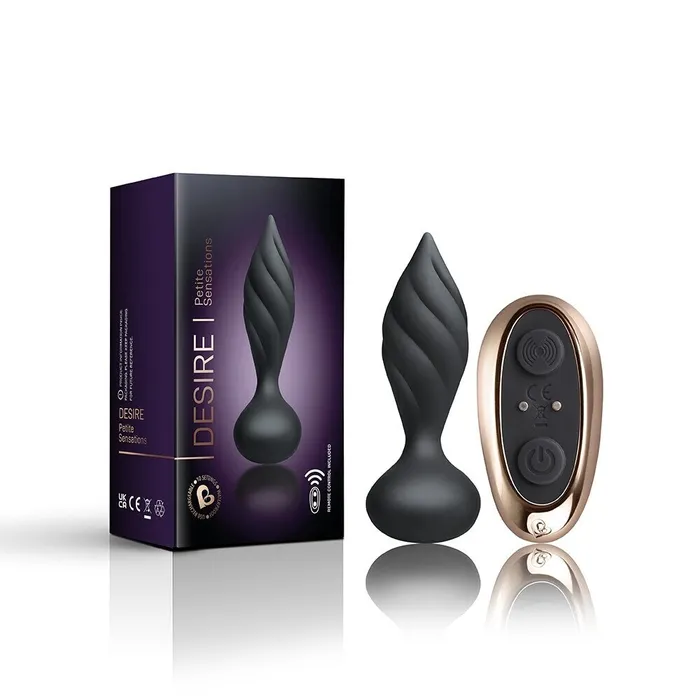 Rocks Off Ltd Rocks Off Petite Sensations Desire Butt Plug Black Anal