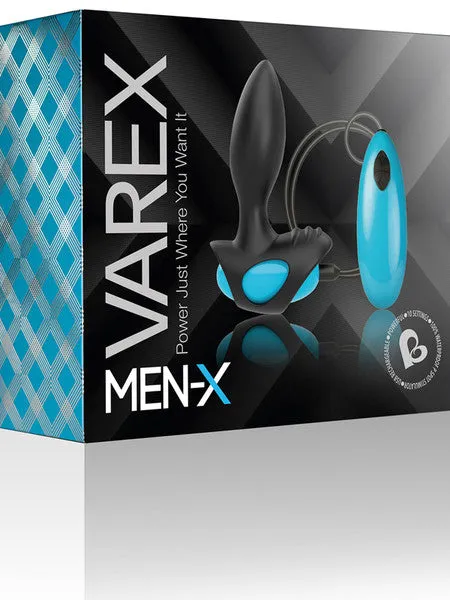 Rocks Off Vibrators MenX Varex Black and Blue