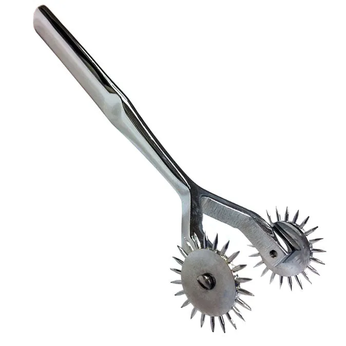 Rouge Garments Rouge Stainless Steel Double Pinwheel Dildos