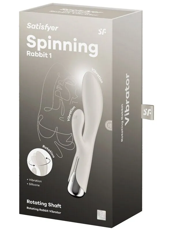 Satisfyer Spinning Rabbit 1 White Satisfyer Vibrators Satisfyer Spinning Rabbit 1 White Satisfyer Vibrators