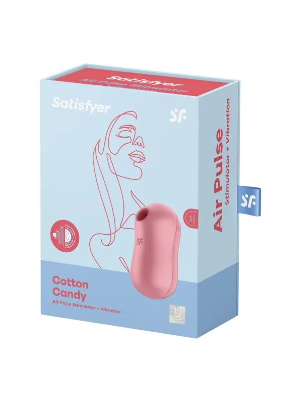 Satisfyer Vibrators Satisfyer Cotton Candy Light Red Satisfyer Vibrators Satisfyer Cotton Candy Light Red
