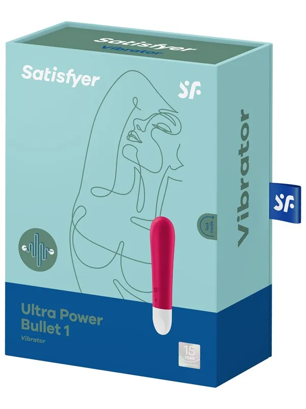 Satisfyer Vibrators Satisfyer Ultra Power Bullet 1 Red Satisfyer Vibrators Satisfyer Ultra Power Bullet 1 Red