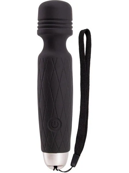 Seven Creations Anal Vivacious Tip Flexihead Rechargeable Massager Black