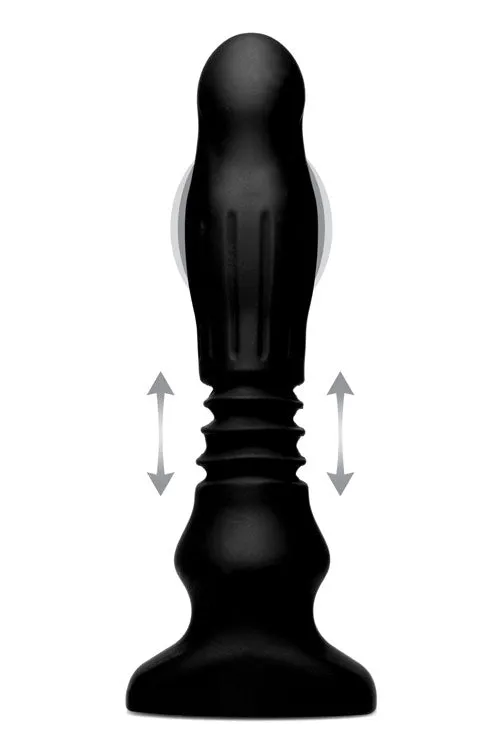 Silicone Swelling Thrusting Plug With Remote Control XR Brands Thunder Plugs Male Sex Toys Silicone Swelling Thrusting Plug With Remote Control XR Brands Thunder Plugs Male Sex Toys