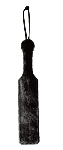 Sportsheets Anal Fur Lined Paddle Black
