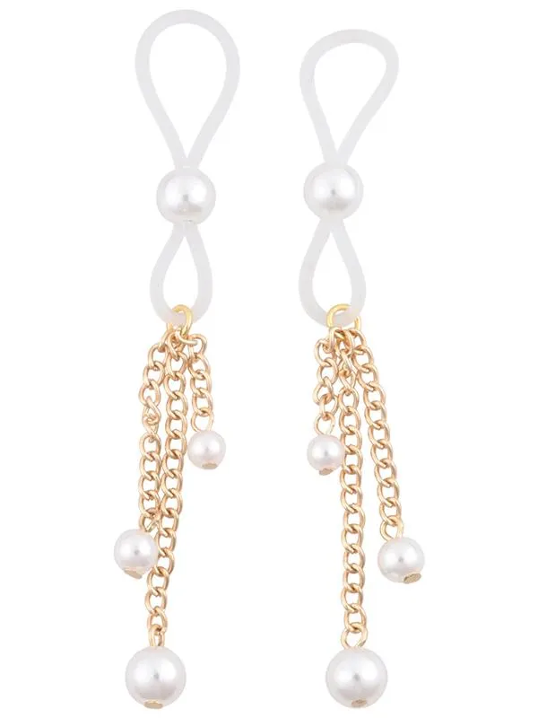 Sportsheets Sex and Mischief Pearl Nipple Ties Couples