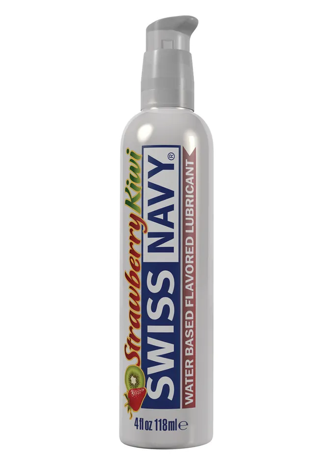 Swiss Navy Flavors Water Based Lubricant Strawberry Kiwi 4 Fl Oz MD Science Lab Lubricants Swiss Navy Flavors Water Based Lubricant Strawberry Kiwi 4 Fl Oz MD Science Lab Lubricants