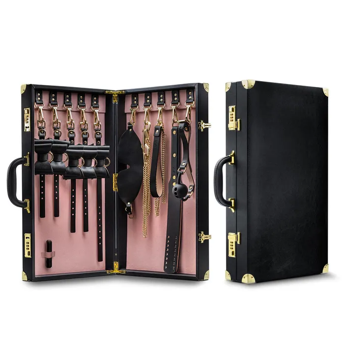 Temptasia Safe Word Bondage Kit With Suitcase Black Blush Couples