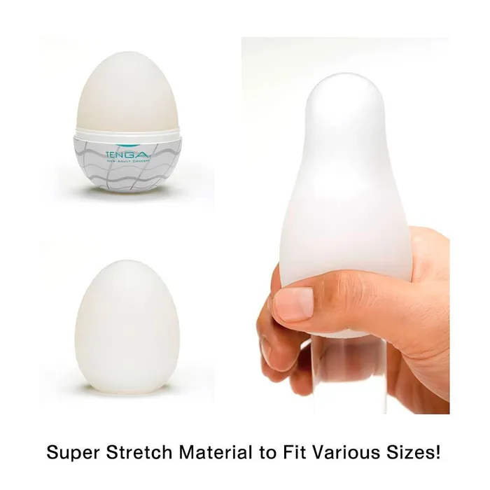Tenga Male Sex Toys Tenga Wavy 2 Egg Masturbator Tenga Male Sex Toys Tenga Wavy 2 Egg Masturbator