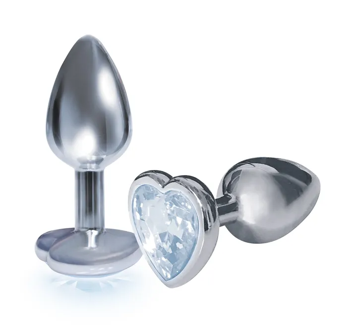 The 9s the Silver Starter Heart Bejeweled Stainless Steel Plug Diamond Icon Brands Anal The 9s the Silver Starter Heart Bejeweled Stainless Steel Plug Diamond Icon Brands Anal