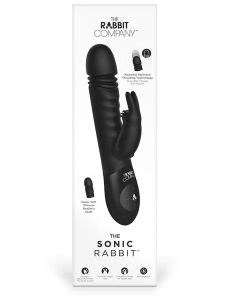 The Sonic Rabbit Black The Rabbit Company Vibrators