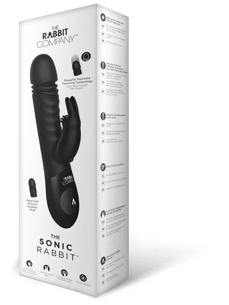 The Sonic Rabbit Black The Rabbit Company Vibrators