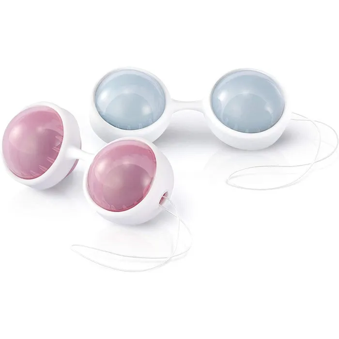 Vibrators Lelo Lelo Luna Beads Pink And Blue