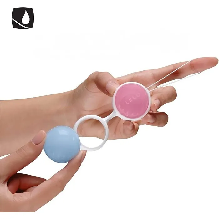 Vibrators Lelo Lelo Luna Beads Pink And Blue Vibrators Lelo Lelo Luna Beads Pink And Blue