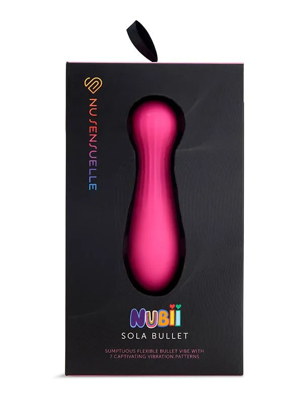 Vibrators Novel Creations NU Sensuelle Nubii Sola Bullet Pink Vibrators Novel Creations NU Sensuelle Nubii Sola Bullet Pink