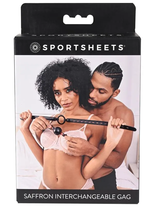 Vibrators Saffron Interchangeable Gag Sportsheets