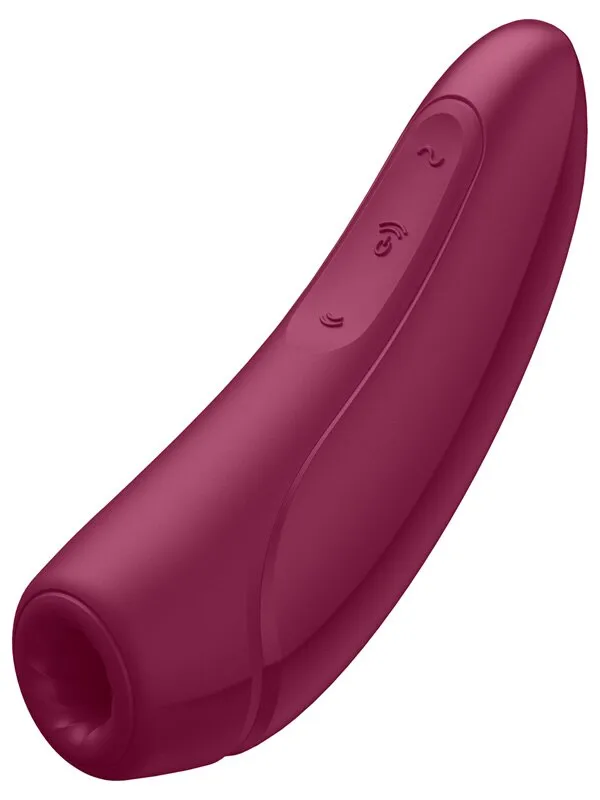 Vibrators Satisfyer Satisfyer Curvy 1 Plus Rose Red Incl Bluetooth And App