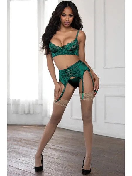 Vibrators Seven Til Midnight Bra Sets STM11200GreenL H