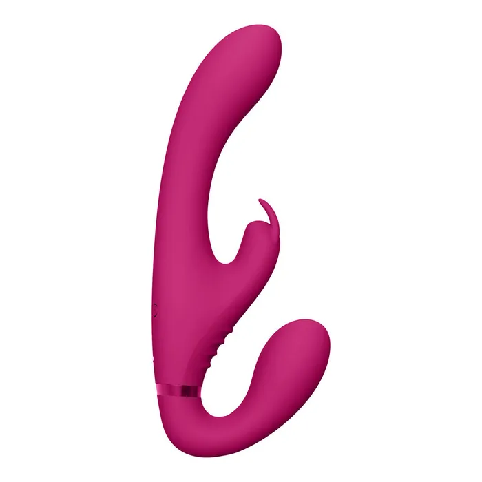 Vibrators Shots Toys Vive Suki Triple Action Strapless Strap On Vibrator Pink Vibrators Shots Toys Vive Suki Triple Action Strapless Strap On Vibrator Pink