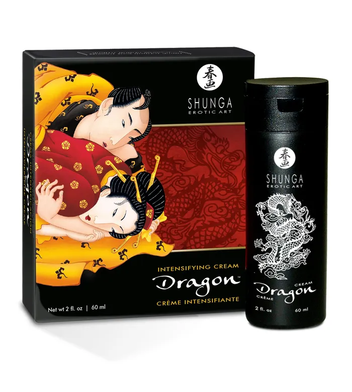 Vibrators Shunga Intensifying Cream Dragon 2 Fl Oz 60 ml