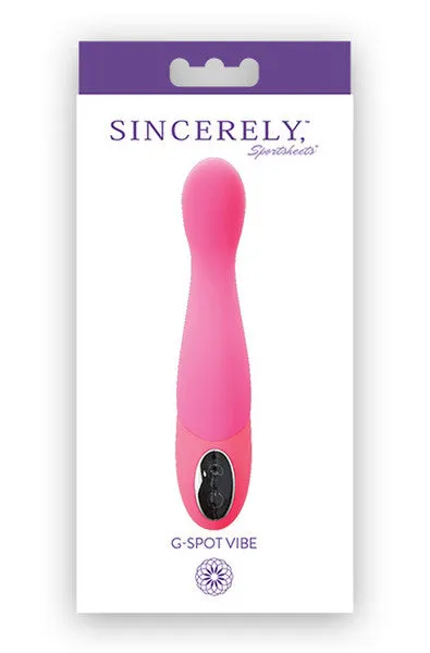 Vibrators Sincerely GSpot VibePink Sportsheets