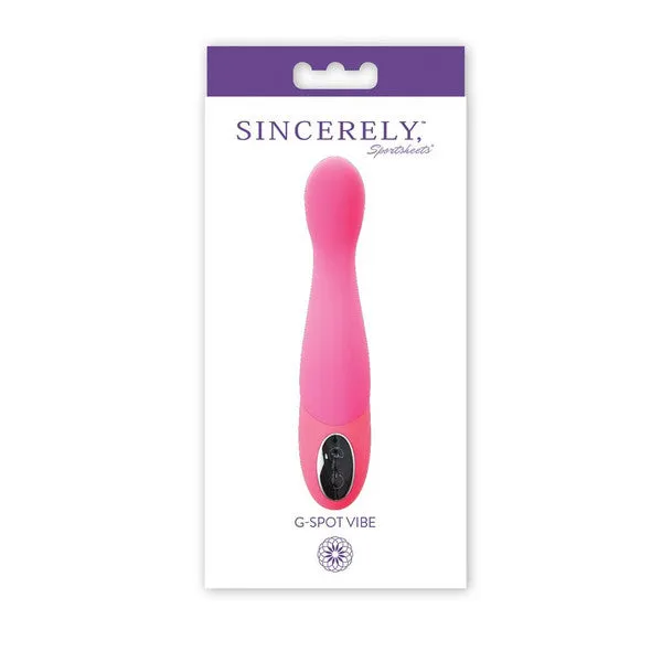 Vibrators Sincerely GSpot VibePink Sportsheets