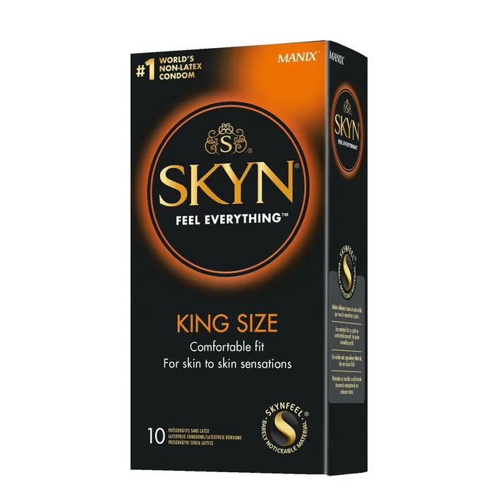 Vibrators SKYN SKYN Latex Free Condoms King Size 10 Pack