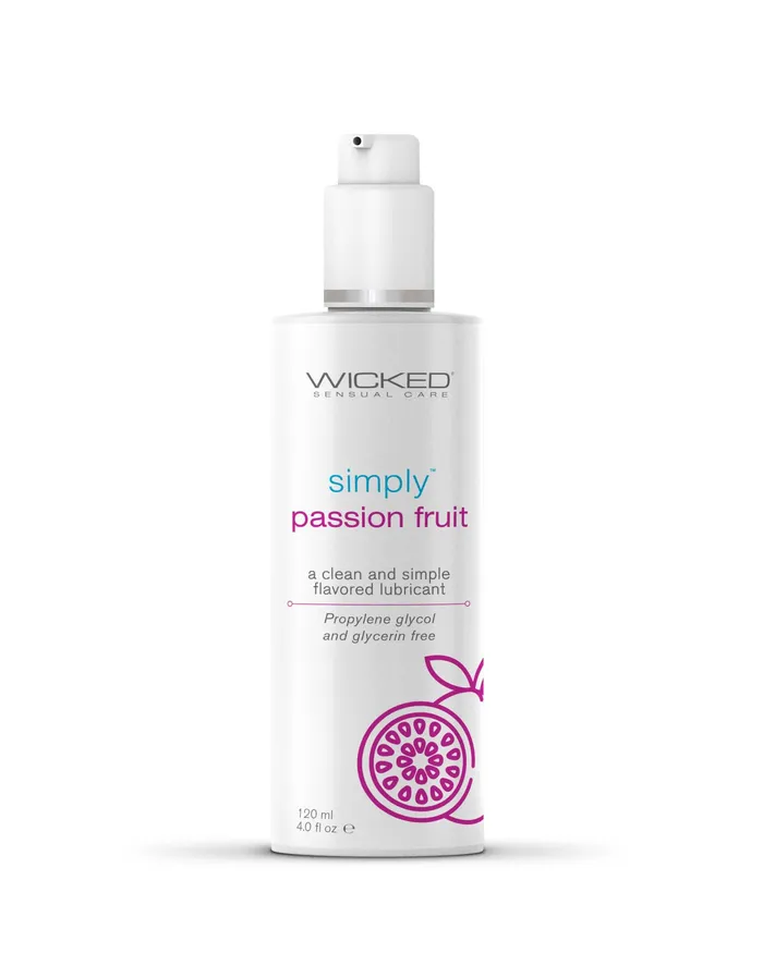 Vibrators Wicked Sensual Care Simply Aqua 40 Oz Passion Fruit
