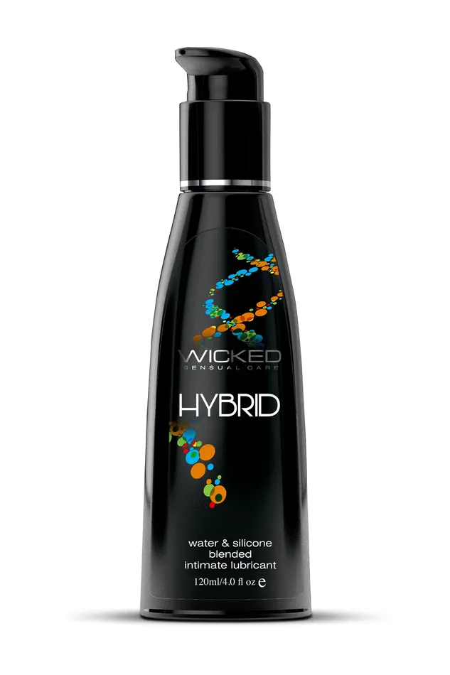 Wicked Sensual Care Hybrid Water and Silicone Blended Lubricant 4 Fl Oz Lubricants Wicked Sensual Care Hybrid Water and Silicone Blended Lubricant 4 Fl Oz Lubricants