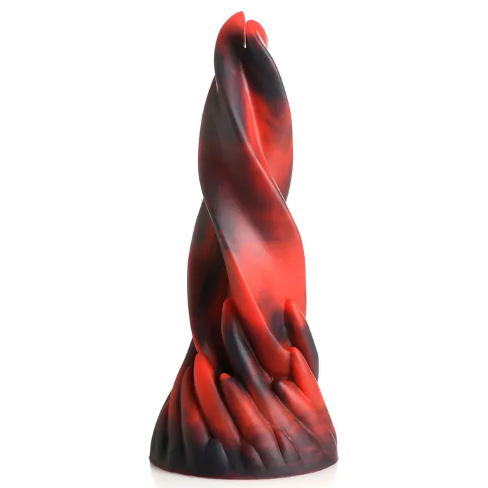 XR Brands Creature Cocks Hell Kiss Twisted Tongues Silicone Dildo Red Dildos XR Brands Creature Cocks Hell Kiss Twisted Tongues Silicone Dildo Red Dildos